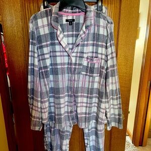 XL Simply Vera Wang Soft Flannel Pjs
